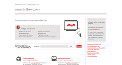 Desktop Screenshot of html2word.com